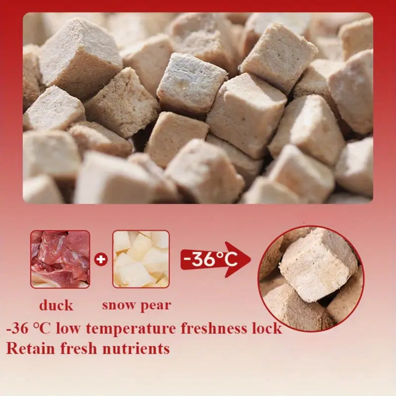 500g High-Protein Beef Jerky Pet Treats - Easy Digestion, Ideal for Dogs & Cats, Natural Training Rewards & Dental Health