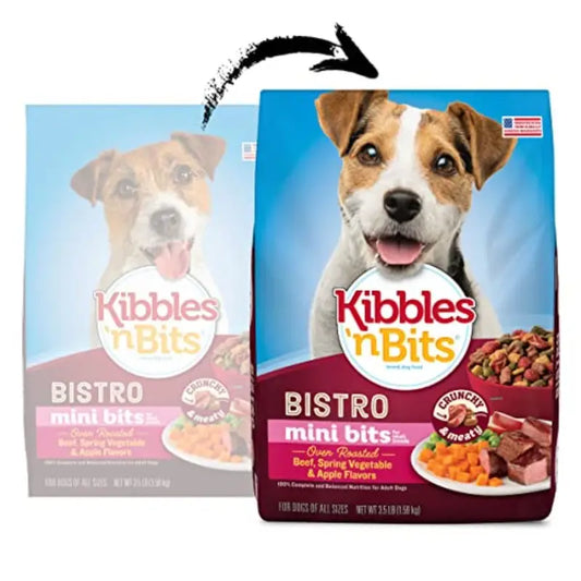 Small Breed Mini Bits Dry Dog Food 3.5 Lb Pack Of 4