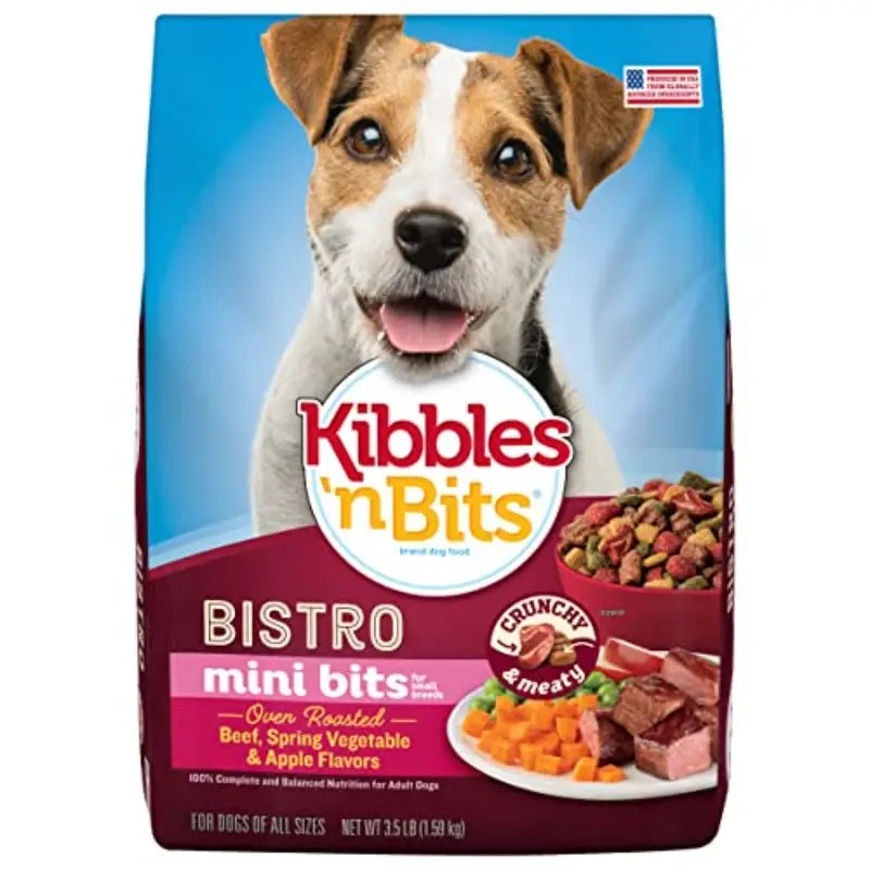 Small Breed Mini Bits Dry Dog Food 3.5 Lb Pack Of 4